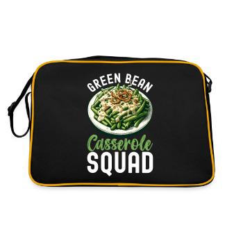 Casserole de haricots verts - Sac Retro - noir/or - Dos