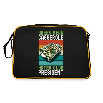 Casserole de haricots verts - Sac Retro - noir/or - Dos