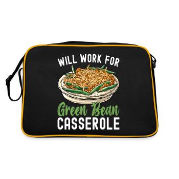 Casserole de haricots verts - Sac Retro - noir/or - Dos
