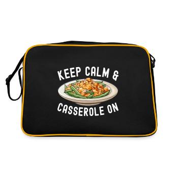 Casserole de haricots verts - Sac Retro - noir/or - Dos