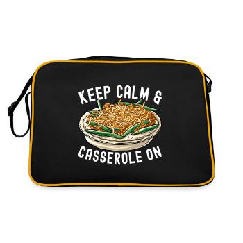 Casserole de haricots verts - Sac Retro - noir/or - Dos