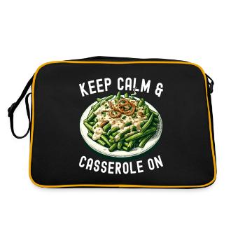 Casserole de haricots verts - Sac Retro - noir/or - Dos