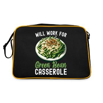Casserole de haricots verts - Sac Retro - noir/or - Dos