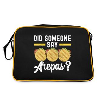 Arepas vénézuélienne - Sac Retro - noir/or - Dos
