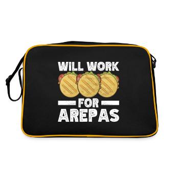 Arepas vénézuélienne - Sac Retro - noir/or - Dos