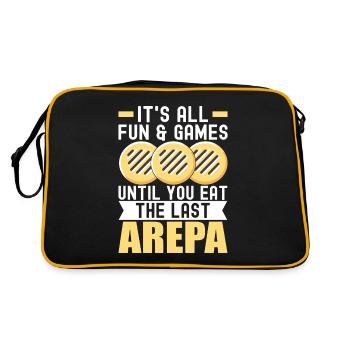 Arepas vénézuélienne - Sac Retro - noir/or - Dos