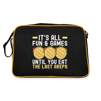 Arepas vénézuélienne - Sac Retro - noir/or - Dos
