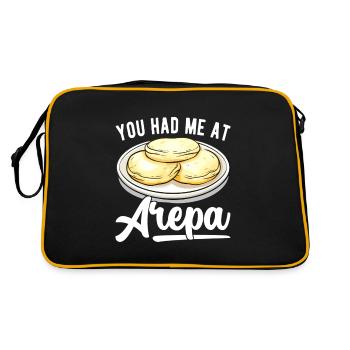 Arepas vénézuélienne - Sac Retro - noir/or - Dos