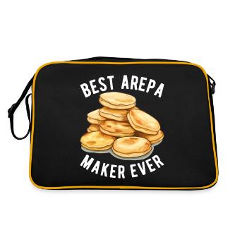 Arepas vénézuélienne - Sac Retro - noir/or - Dos