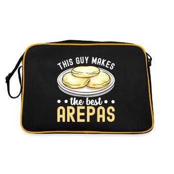 Arepas vénézuélienne - Sac Retro - noir/or - Dos