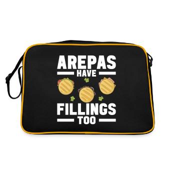 Arepas vénézuélienne - Sac Retro - noir/or - Dos