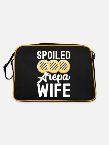 Arepas vénézuélienne - Sac Retro - noir/or - Dos