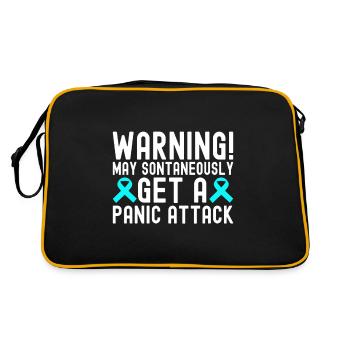 Trouble anxieux Trouble anxieux - Sac Retro - noir/or - Dos