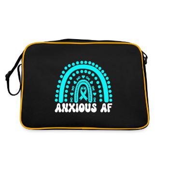 Trouble anxieux Trouble anxieux - Sac Retro - noir/or - Dos