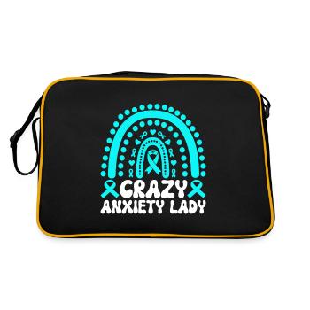 Trouble anxieux Trouble anxieux - Sac Retro - noir/or - Dos