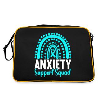 Trouble anxieux Trouble anxieux - Sac Retro - noir/or - Dos
