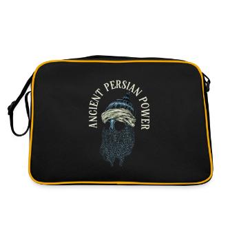 Persian Power - Persian Helmet - Retro Bag - black/gold - Back