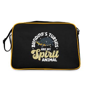 My Spirit Animal - Pond Turtle - Retro Bag - black/gold - Back