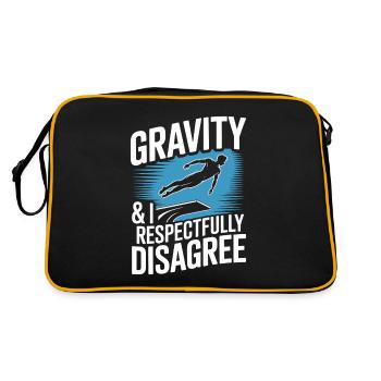 Diving diving board - Retro Bag - black/gold - Back