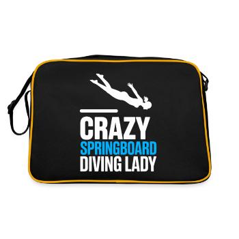 Diving diving board - Retro Bag - black/gold - Back