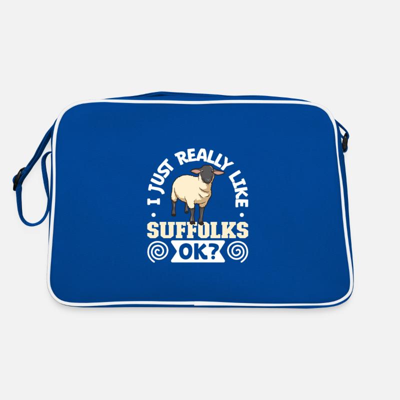 J’adore mes moutons Suffolk Sac Retro