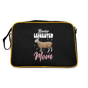Border Leicester Maman - Sac Retro - noir/or - Dos