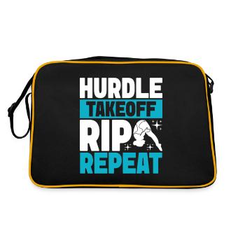 Diving diving board - Retro Bag - black/gold - Back