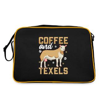 Café et mouton Texel - Sac Retro - noir/or - Dos
