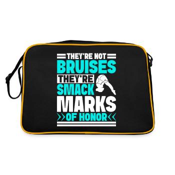 Kunstspringen Turmspringer Sprungbrett - Retro Tasche - Schwarz/Gold - Hinten