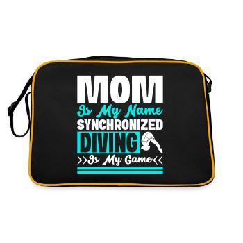 Diving diving board - Retro Bag - black/gold - Back