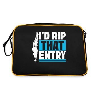 Diving diving board - Retro Bag - black/gold - Back