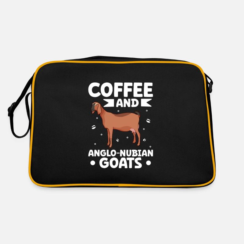 Café et chèvre anglo-nubienne Sac Retro