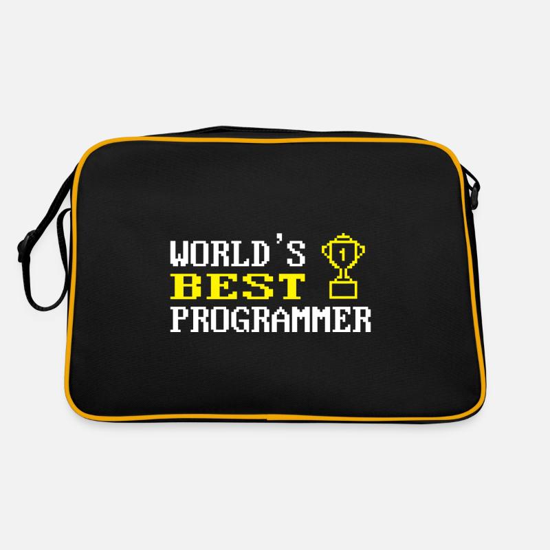 Programmierer Coder Software Entwickler Retro Tasche