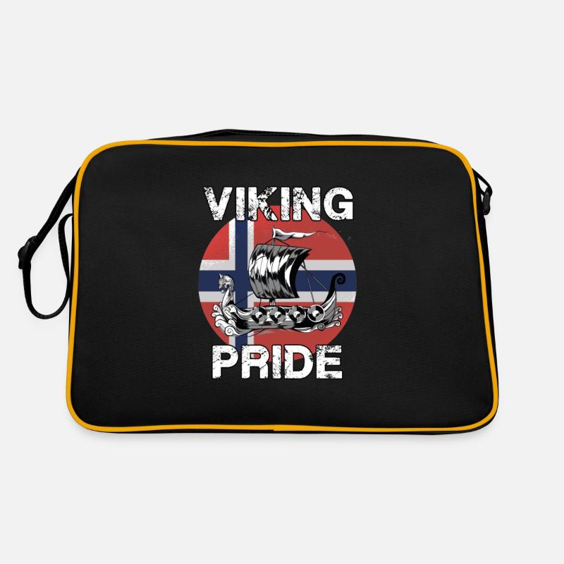 Viking Pride Norway Norwegian Boat Retro Bag