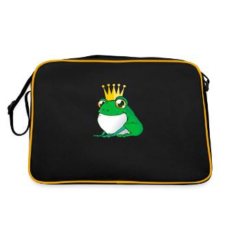 Prince Grenouille Douce - Prince Grenouille Comique - Sac Retro - noir/or - Dos