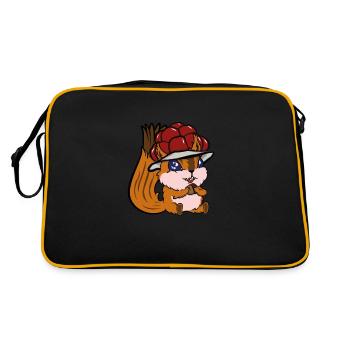 Bollenhut Black Forest Squirrel Squirrel - Retro Bag - black/gold - Back