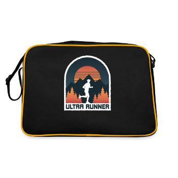 Trail running & mountain running, ultra traileur - Sac Retro - noir/or - Dos