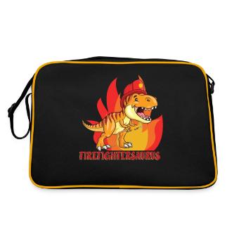 Firefightersaurus Dino Firefighter Service d'incendie - Sac Retro - noir/or - Dos