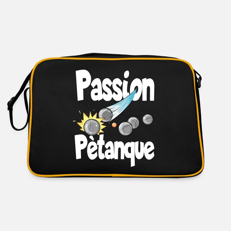 Passion petanque for a petanque player Retro Bag