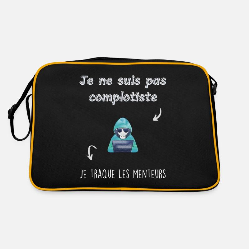 Je ne suis pas complotiste Sac Retro
