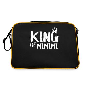 Roi de Mimimi Statment Krone Roi Sarkastischer - Sac Retro - noir/or - Dos