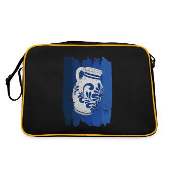 Hessian Äppler, cider - Retro Bag - black/gold - Back