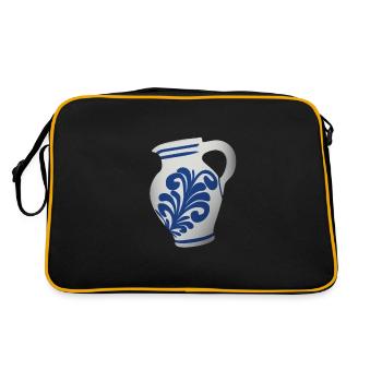 Hessian Äppler, cider - Retro Bag - black/gold - Back
