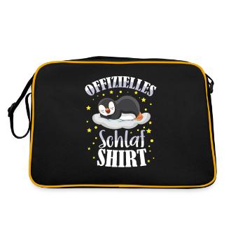 Pingouin chapeau de sommeil officiel - Sac Retro - noir/or - Dos