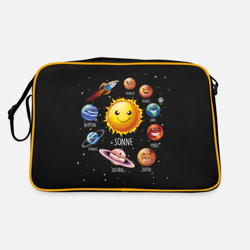 Astronaute Espace Planète Univers Système solaire Sac Retro