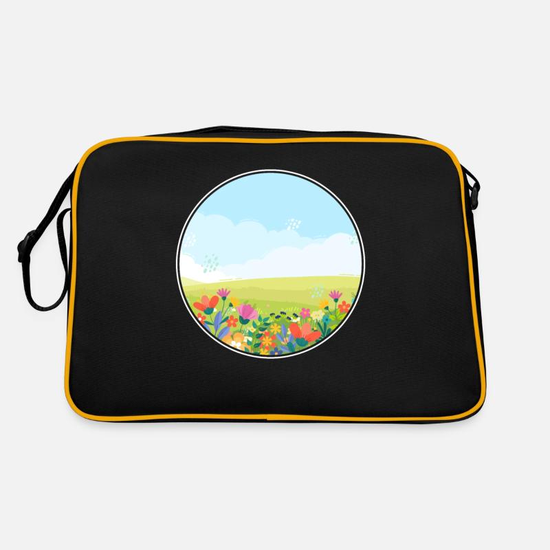 Frühling Blumen Schöne Umgebung Liebe Retro Tasche