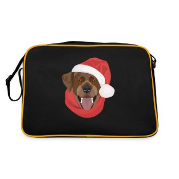 Noël du Labrador - Sac Retro - noir/or - Dos