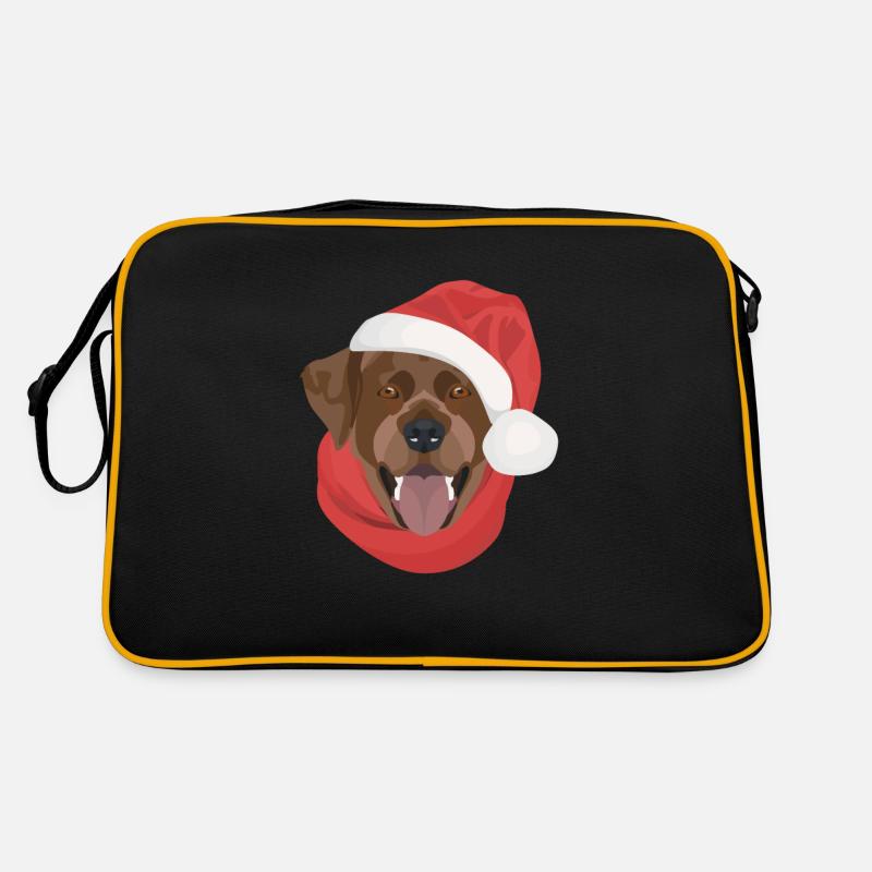 Labrador Weihnachten Retro Tasche
