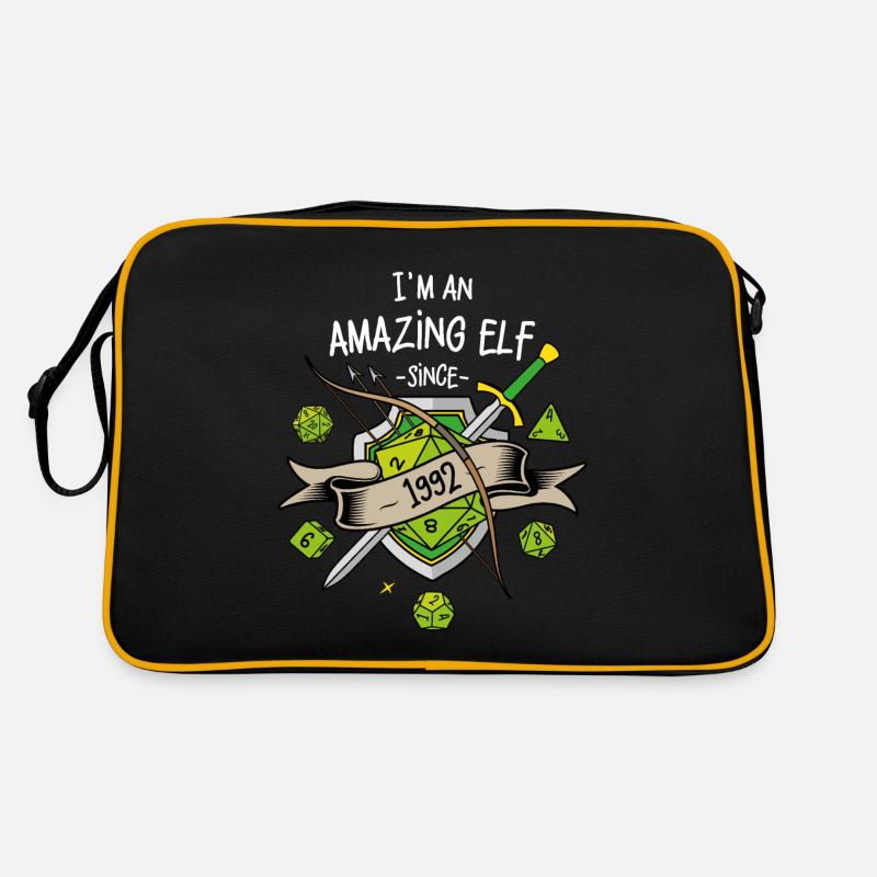 Ich bin seit 1992 ein erstaunlicher Elf Retro Tasche