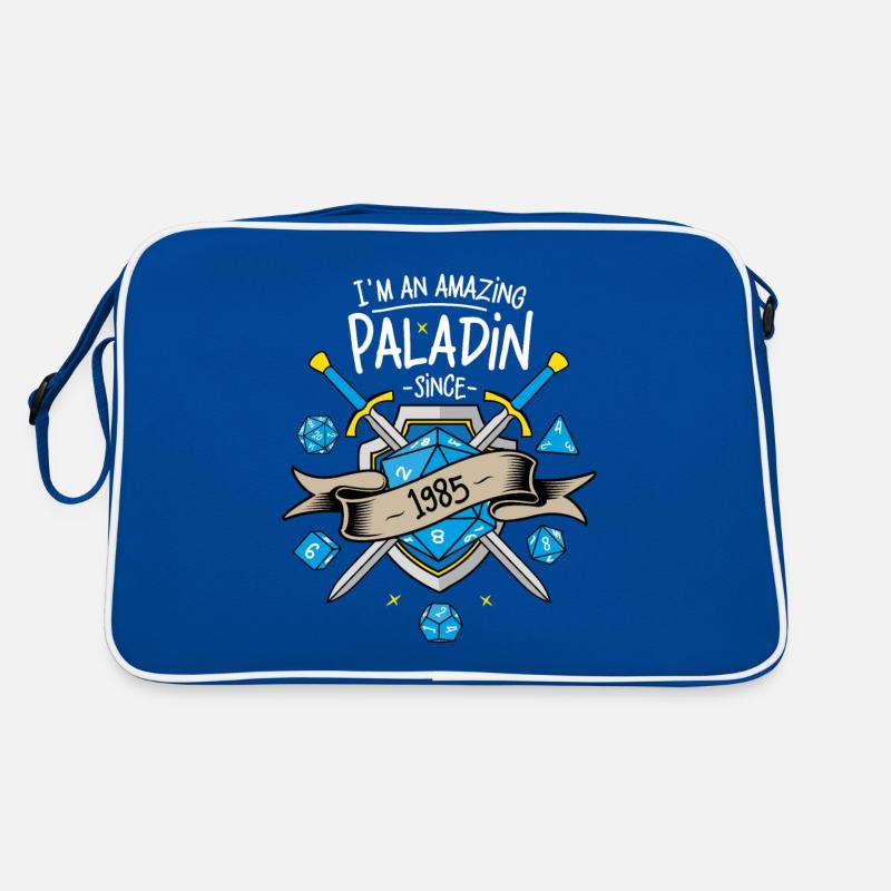 Ich bin seit 1985 ein erstaunlicher Paladin Retro Tasche